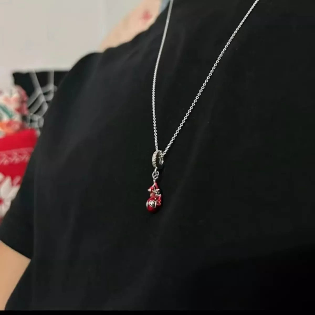 Collar Spiderman 925 Plata