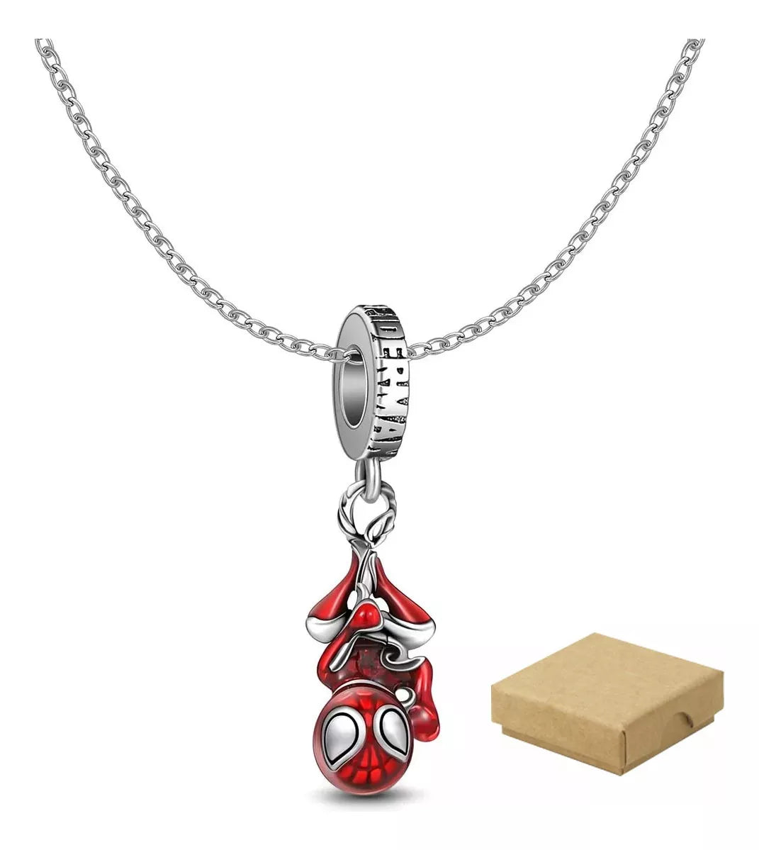 Collar Spiderman 925 Plata